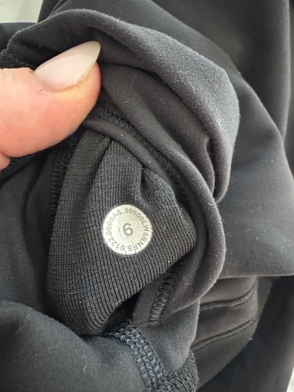 Lululemon Wunder Train High Rise Leggings 6 24” inseam Black Running - Picture 5 of 6
